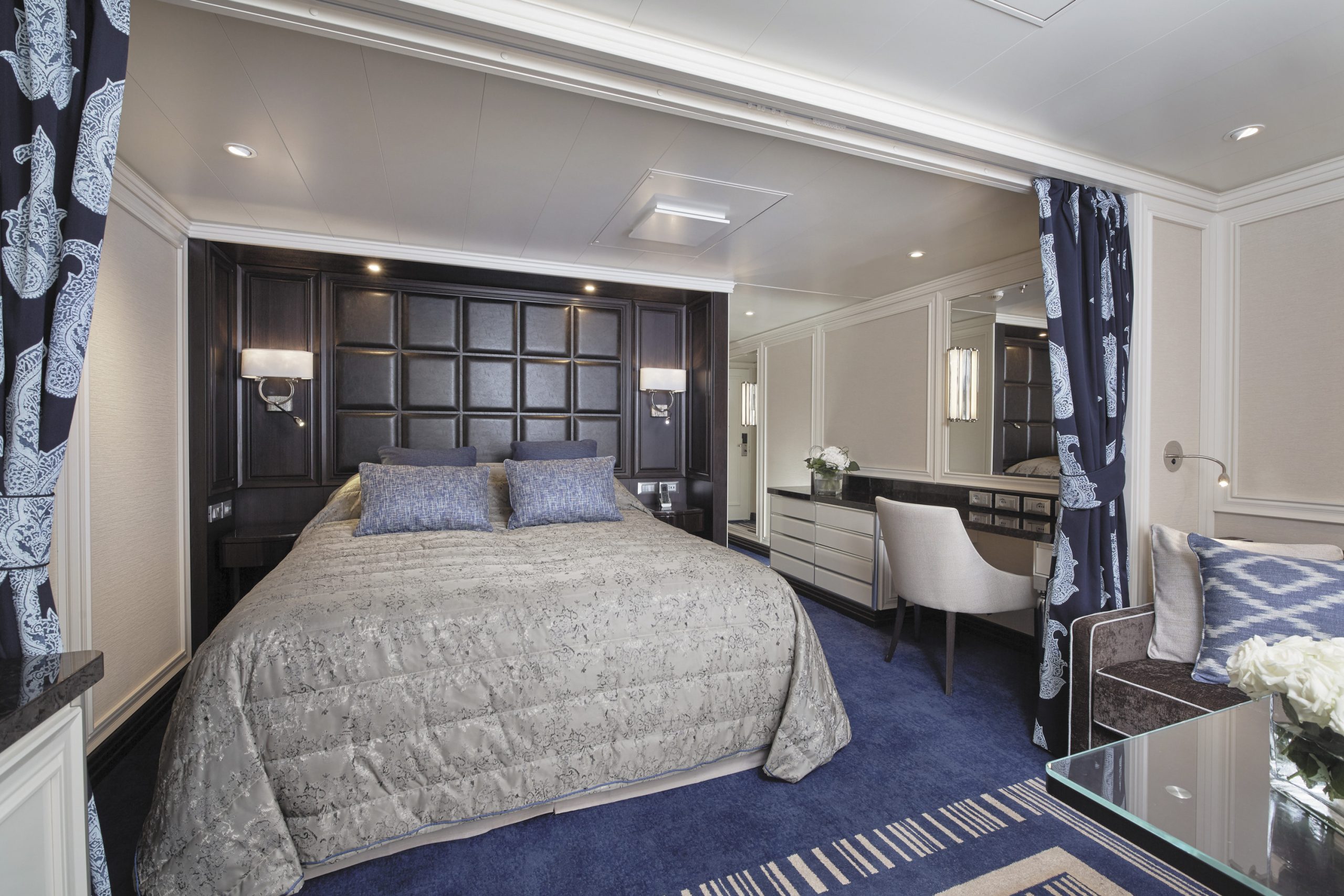 Concierge Suite interior aboard the SS Explorer
