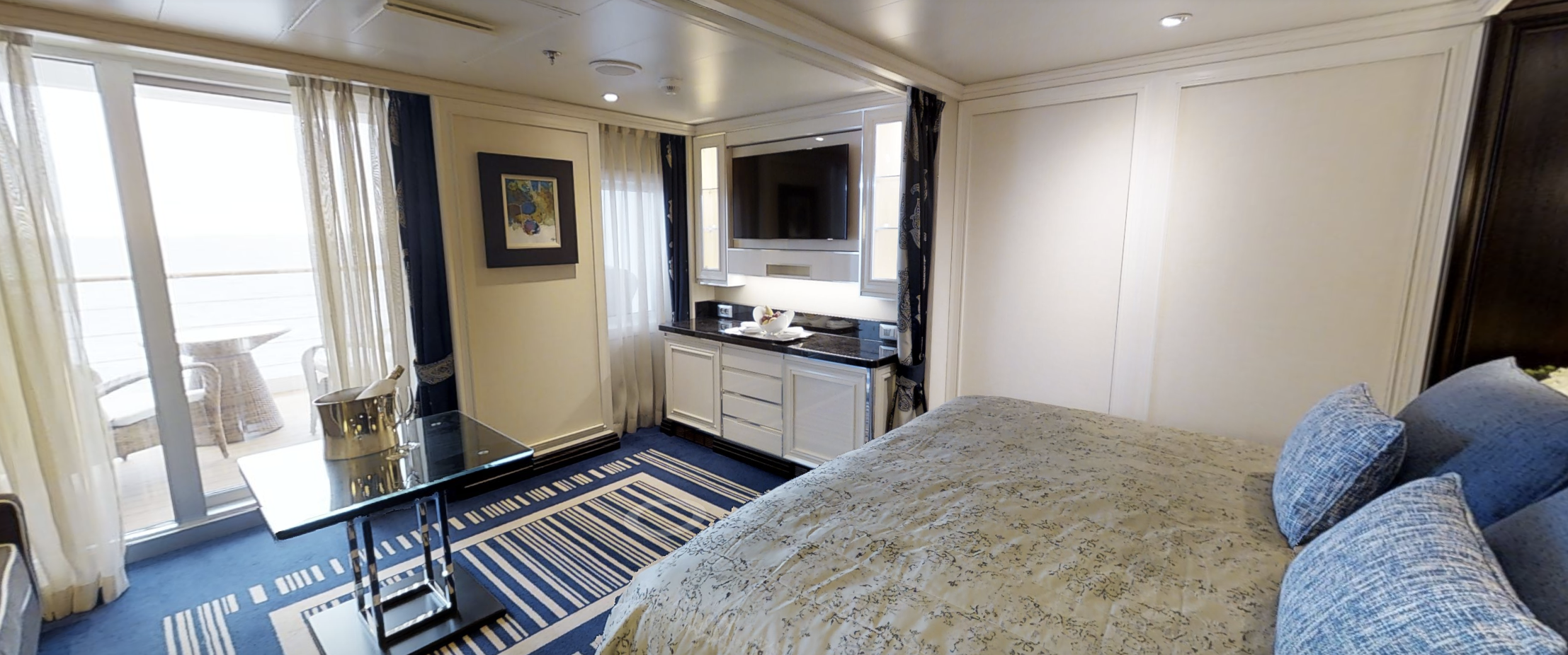 Serenity Suite interior aboard the SS Explorer